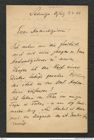 Nachlass Franz Steindachner, Brief von Cornelius Chyzer an Franz Steindachner (02.04.1883), Inv.Nr. 81.01, Seite 1
